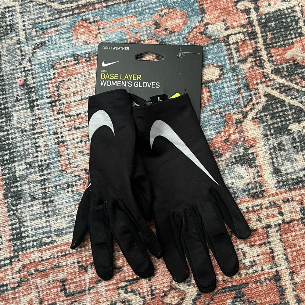Nike base layer womens glove size L